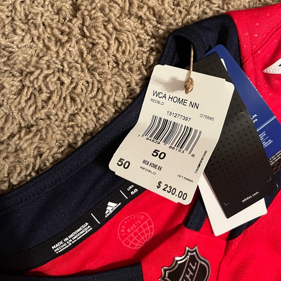 Washington Capitals Alex Ovechkin NWT Primegreen stitched home jersey - Picture 3 of 4